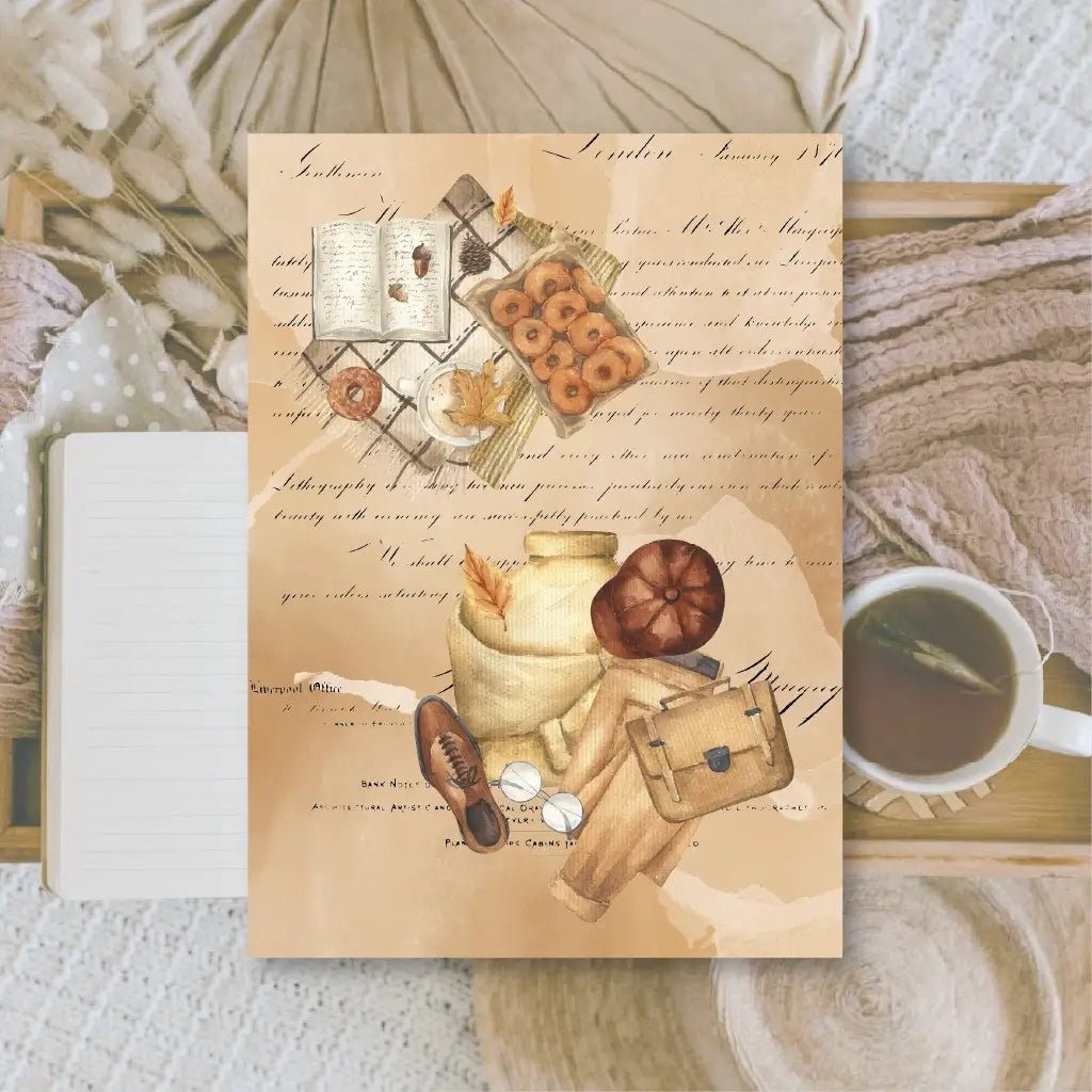 Scrapbook Paper 10,5 x 14,8 - Cozy Autumn - 5 - Plan & Plot Studio - Tidformera