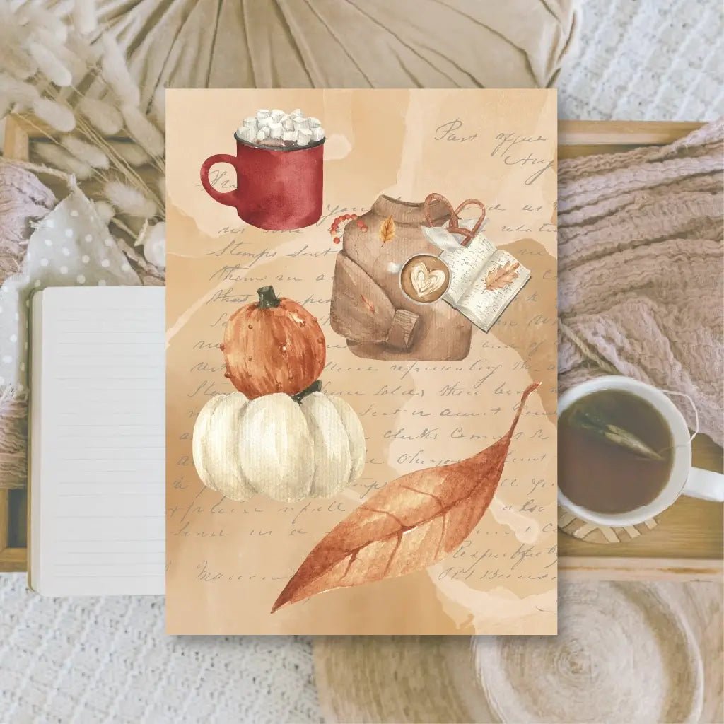 Scrapbook Paper 10,5 x 14,8 - Cozy Autumn - 2 - Plan & Plot Studio - Tidformera