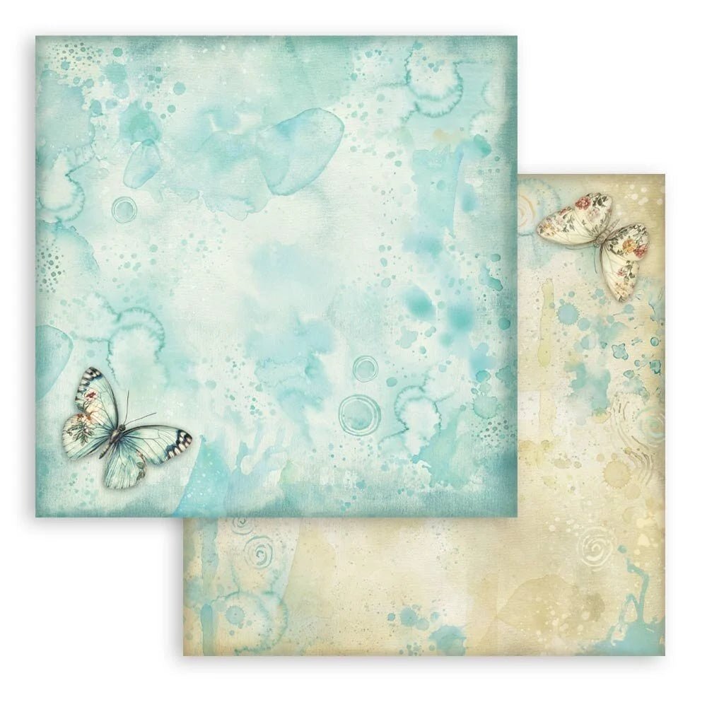Scrapbookingpapper - Backgrounds - Daisy Art - 5 - Stamperia - Tidformera