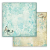 Scrapbookingpapper - Backgrounds - Daisy Art - 5 - Stamperia - Tidformera