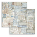 Scrapbookingpapper - Backgrounds - Silent Sea - 3 - Stamperia - Tidformera