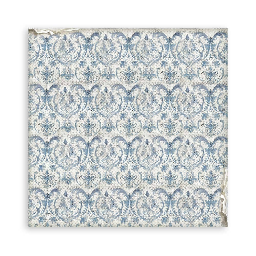 Scrapbookingpapper - Backgrounds - Silent Sea - 14 - Stamperia - Tidformera