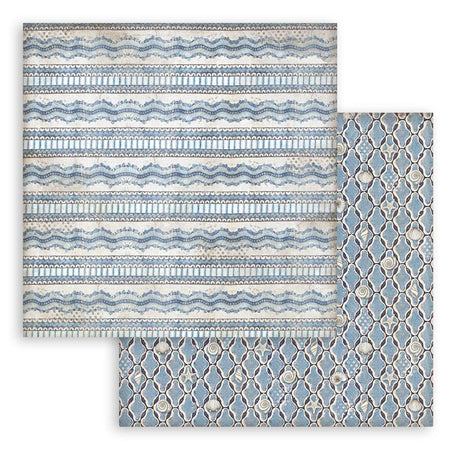 Scrapbookingpapper - Backgrounds - Silent Sea - 13 - Stamperia - Tidformera