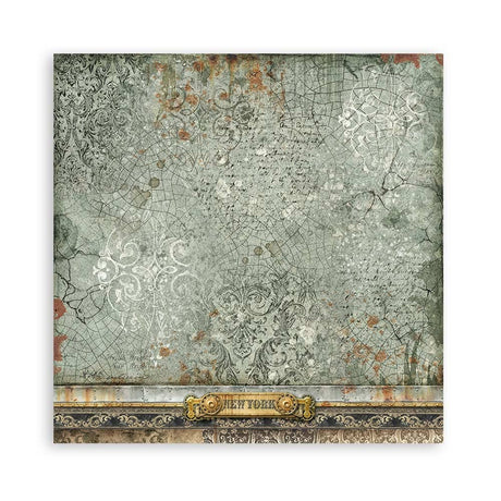 Scrapbookingpapper - Backgrounds - Sir Vagabond Aviator - 20 - Stamperia - Tidformera