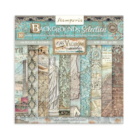 Scrapbookingpapper - Backgrounds - Sir Vagabond Aviator - 1 - Stamperia - Tidformera