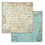 Scrapbookingpapper - Backgrounds - Symphony - 11 - Stamperia - Tidformera