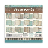 Scrapbookingpapper - Backgrounds - Symphony - 28 - Stamperia - Tidformera
