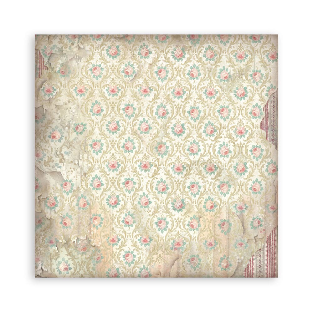 Scrapbookingpapper - Backgrounds - Symphony - 27 - Stamperia - Tidformera