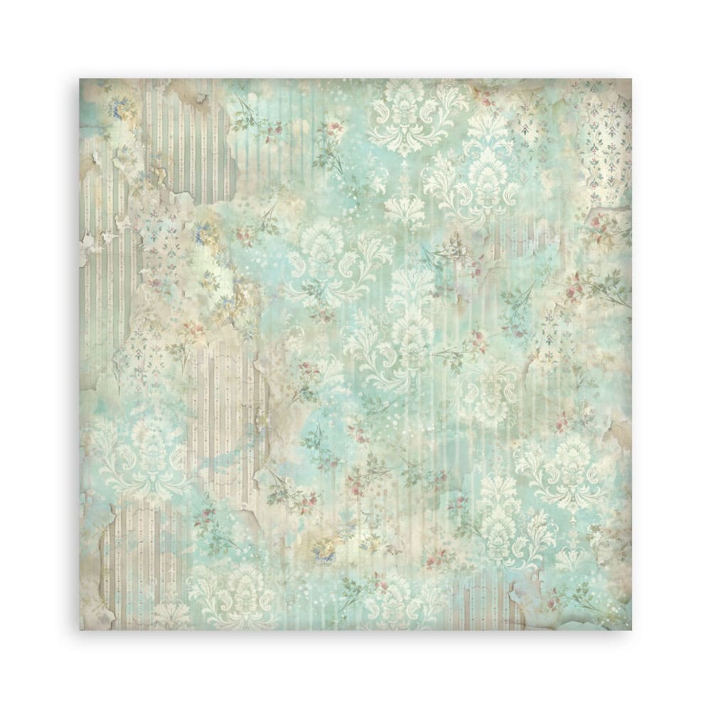Scrapbookingpapper - Backgrounds - Symphony - 8 - Stamperia - Tidformera