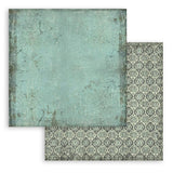 Scrapbookingpapper - Backgrounds - Voyages Fantastiques - 12 - Stamperia - Tidformera