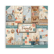 Scrapbookingpapper - Double faced - Family - 1 - Stamperia - Tidformera