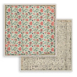 Scrapbookingpapper - Double faced - Oriental garden - 5 - Stamperia - Tidformera