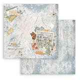 Scrapbookingpapper - Double faced - Secret Diary - 8 - Stamperia - Tidformera