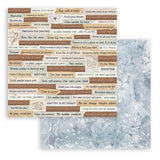 Scrapbookingpapper - Double faced - Secret Diary - 7 - Stamperia - Tidformera
