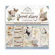 Scrapbookingpapper - Double faced - Secret Diary - 1 - Stamperia - Tidformera
