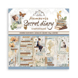 Scrapbookingpapper - Double faced - Secret Diary - 1 - Stamperia - Tidformera