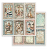 Scrapbookingpapper - Double faced - Symphony - 15 - Stamperia - Tidformera