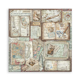 Scrapbookingpapper - Double faced - Symphony - 12 - Stamperia - Tidformera