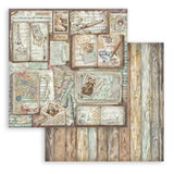 Scrapbookingpapper - Double faced - Symphony - 11 - Stamperia - Tidformera