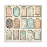 Scrapbookingpapper - Double faced - Symphony - 4 - Stamperia - Tidformera