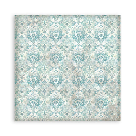 Scrapbookingpapper - Double faced - White Christmas - 32 - Stamperia - Tidformera