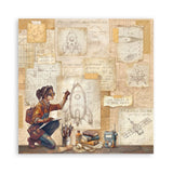 Scrapbookingpapper - Maxi Pad - A New Beginning - 16 - Stamperia - Tidformera