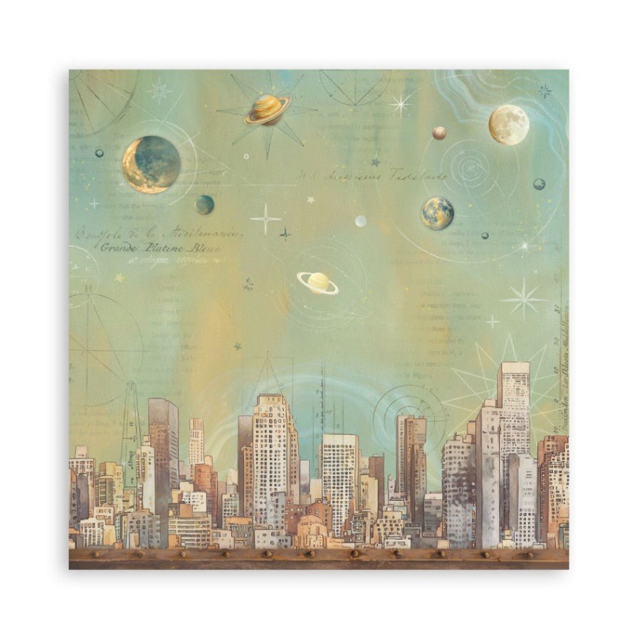 Scrapbookingpapper - Maxi Pad - A New Beginning - 11 - Stamperia - Tidformera