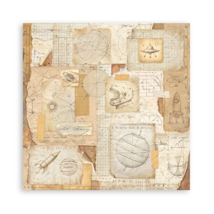 Scrapbookingpapper - Maxi Pad - A New Beginning - 17 - Stamperia - Tidformera