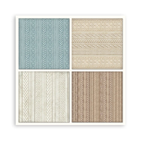 Scrapbookingpapper - Maxi Pad - White Christmas - 13 - Stamperia - Tidformera