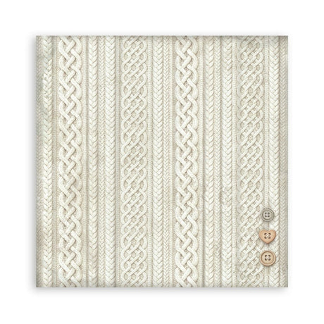 Scrapbookingpapper - Maxi Pad - White Christmas - 4 - Stamperia - Tidformera