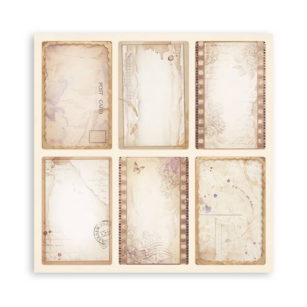 Scrapbookingpapper - Quiet Days - Maxi Pad - 5 - Stamperia - Tidformera
