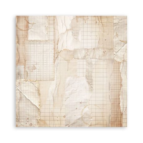 Scrapbookingpapper - Quiet Days - Maxi Pad - 21 - Stamperia - Tidformera