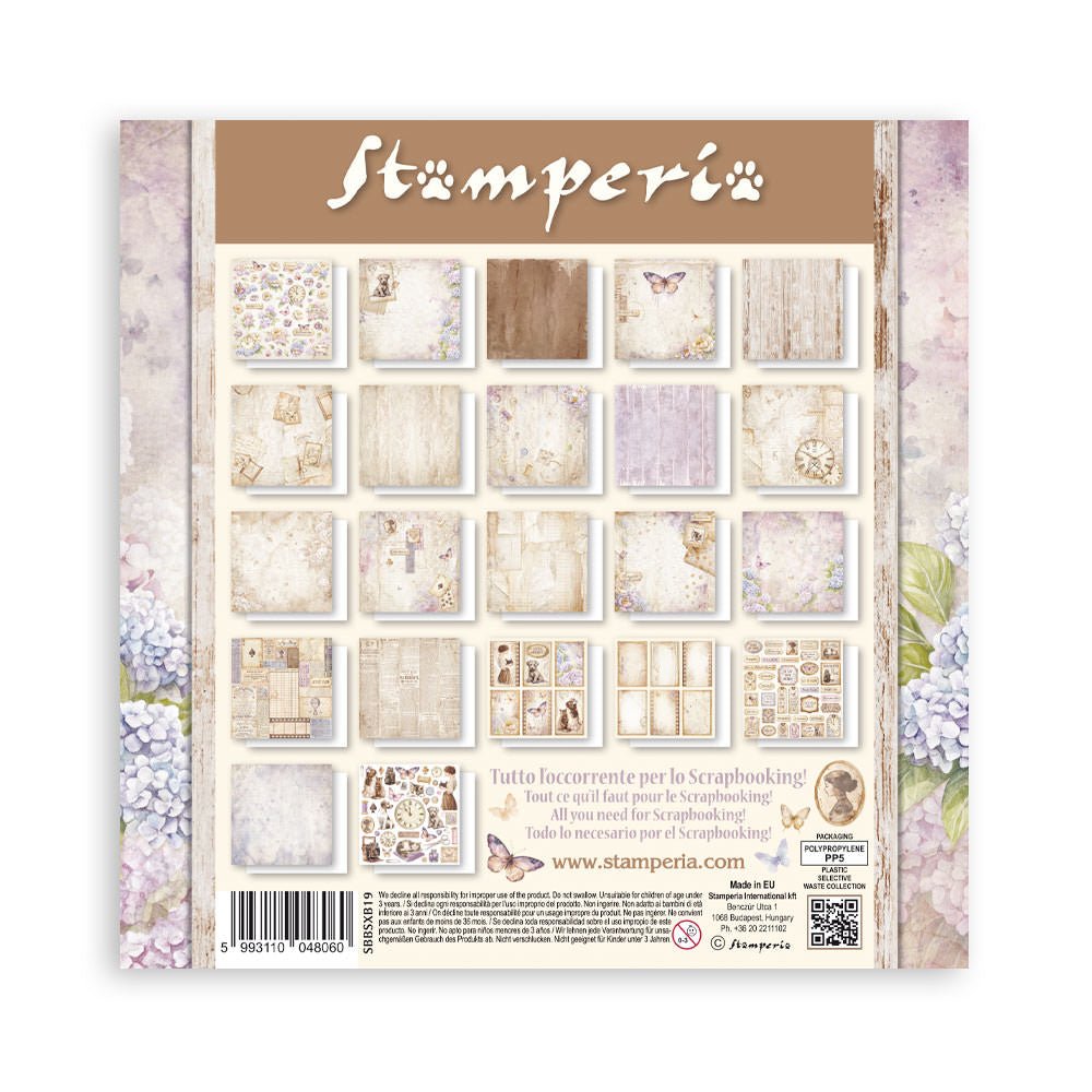 Scrapbookingpapper - Quiet Days - Maxi Pad - 24 - Stamperia - Tidformera