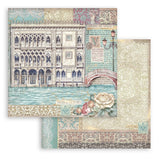 Scrapbookingpapper - Venice City of Art - Double faced - 3 - Stamperia - Tidformera