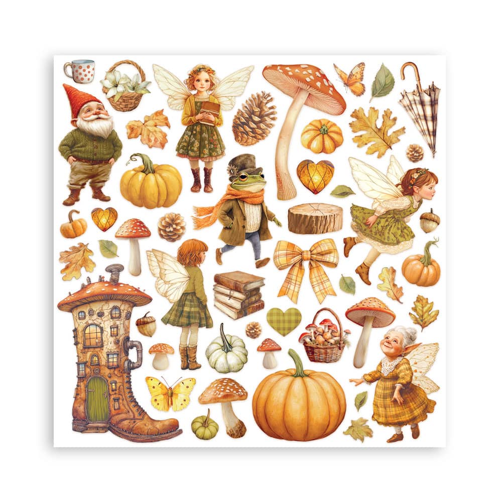 Scrapbookingpapper - Whispering Woods - Maxi Pad - 23 - Stamperia - Tidformera