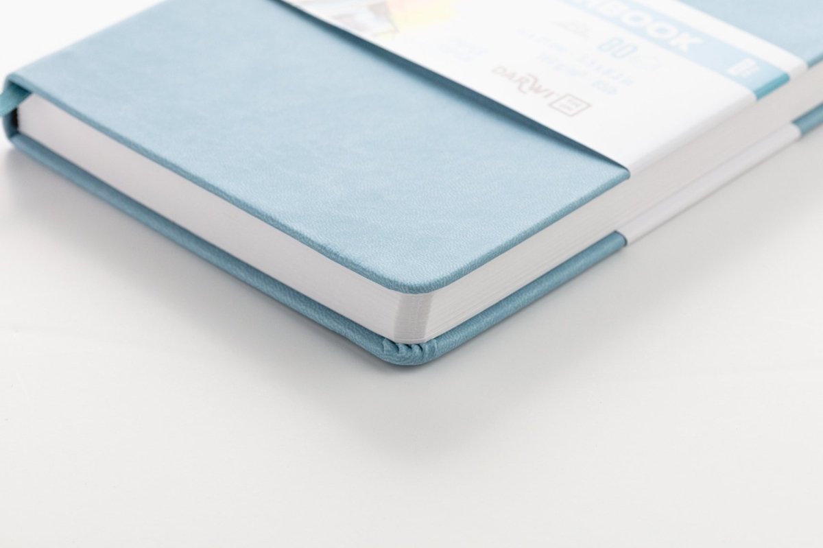 Sketchbook 14 x 14 - Soft blue - 6 - Darwi - Tidformera