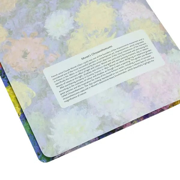 Skrivhäfte Cahier - Monet's Chrysanthemums - A4 Dotted - 4 - Paperblanks - Tidformera