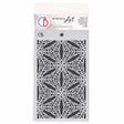Stencil Art 12,5 x 20 cm - Snowy stars - 1 - Ciao Bella - Tidformera