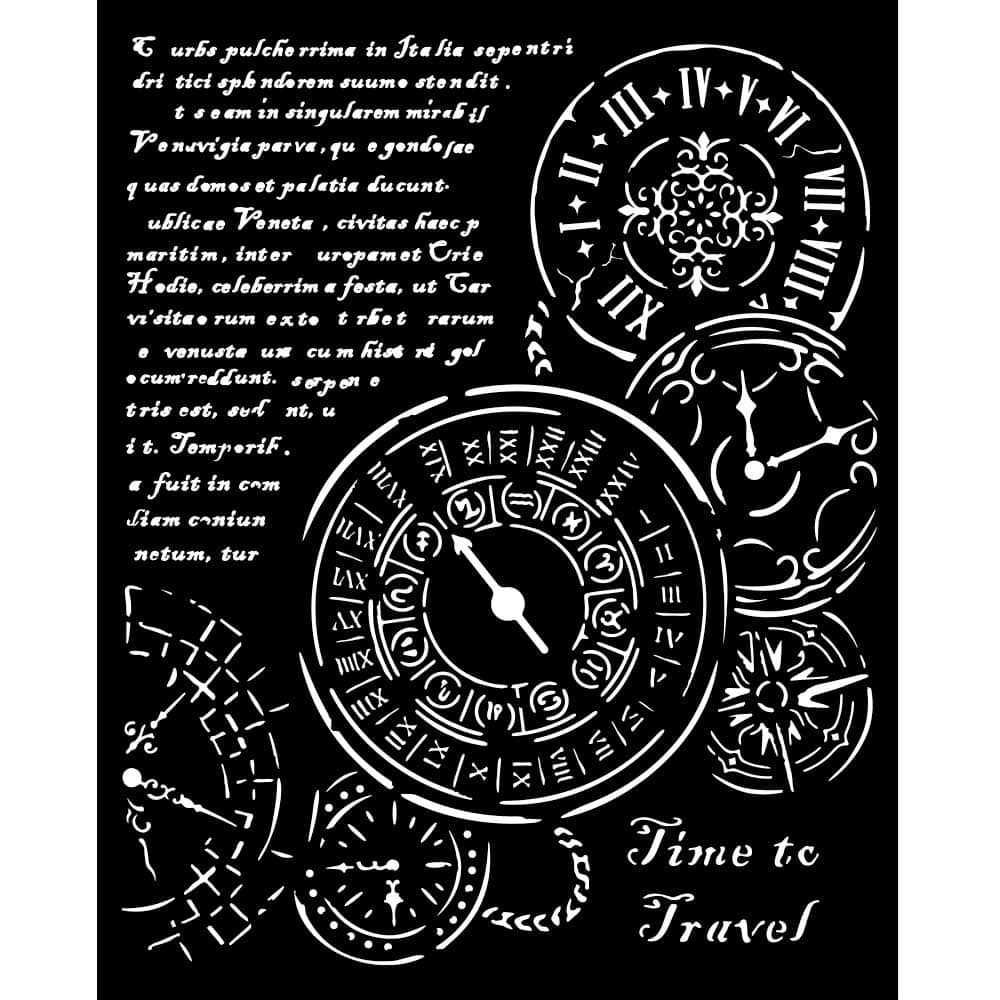 Stencil Selection - Venice City of Art - 11 - Stamperia - Tidformera