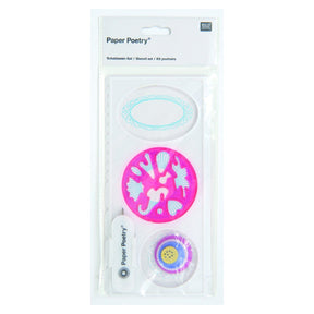 Stencilset Mandala Paper Poetry - 1 - Rico Design - Tidformera