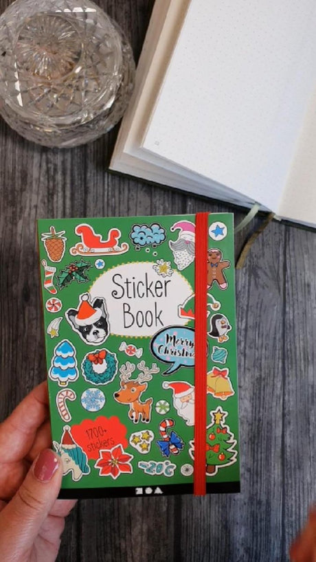 Sticker Book Bok med klistermärken - Christmas sticker book - 3 - Creotime - Tidformera