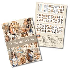 Sticker book - Penpaling Paula - Travel the world - 1 - Penpaling Paula - Tidformera