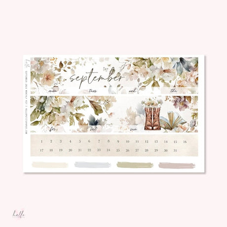 Sticker Kit Monthly - September - 2 - Hello Petite Paper - Tidformera