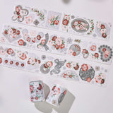 Sticker Pet Tape - Pre-cut - 60 mm - Heirloom Lace - 5 - Washi Tape Shop - Tidformera