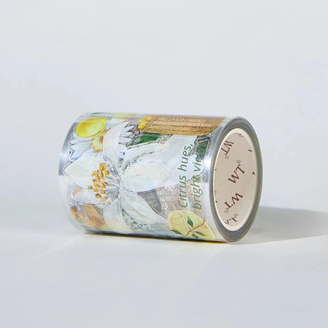 Sticker Pet Tape - Pre-cut - 60 mm - Lemon Breeze - 2 - Washi Tape Shop - Tidformera