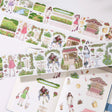 Sticker Pet Tape - Pre-cut 70 mm - Civic Green - 1 - Washi Tape Shop - Tidformera