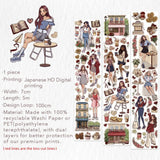 Sticker Pet Tape - Pre-cut 70 mm - Journal Nook - 7 - Washi Tape Shop - Tidformera