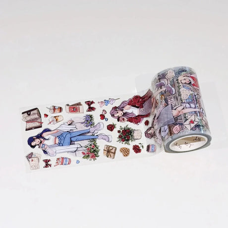 Sticker Pet Tape - Pre-cut 70 mm - Journal Nook - 1 - Washi Tape Shop - Tidformera