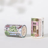 Sticker Pet Tape - Pre-cut 70 mm - Maple Café - 6 - Washi Tape Shop - Tidformera