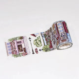Sticker Pet Tape - Pre-cut 70 mm - Maple Café - 1 - Washi Tape Shop - Tidformera